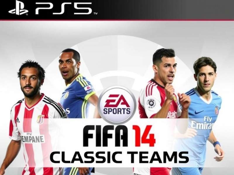 FIFA 14 Classic Teams Cover Art featuring classic teams FIFA 14 Classic Teams Cover Art